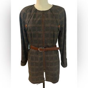 Etcetera "Fancy" Glen Plaid Ponte Jacket